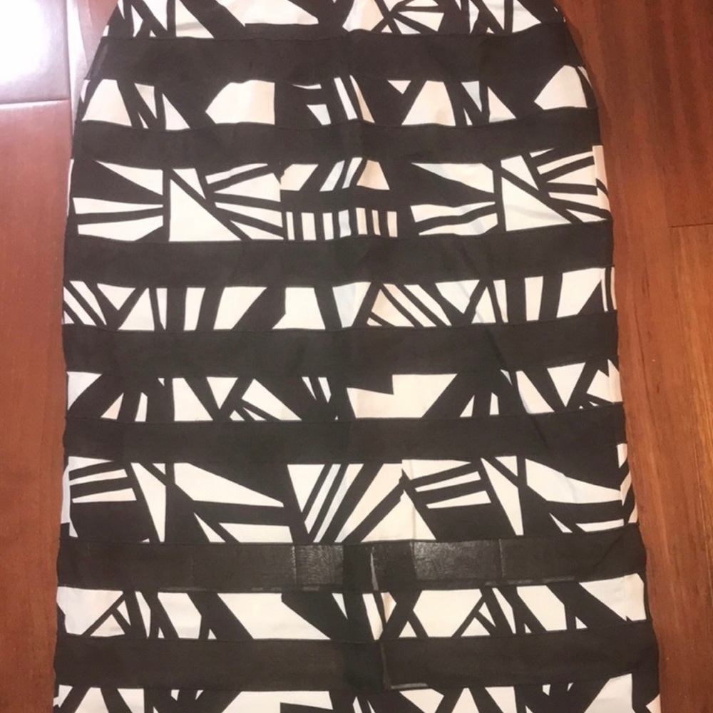 Black and white skirt